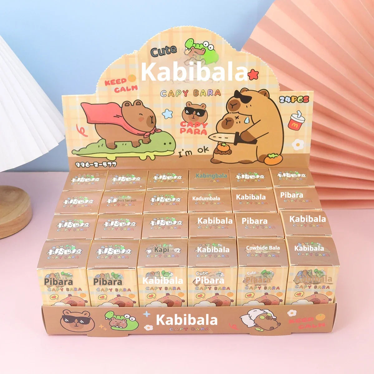 Capybara Blind Box Keychains