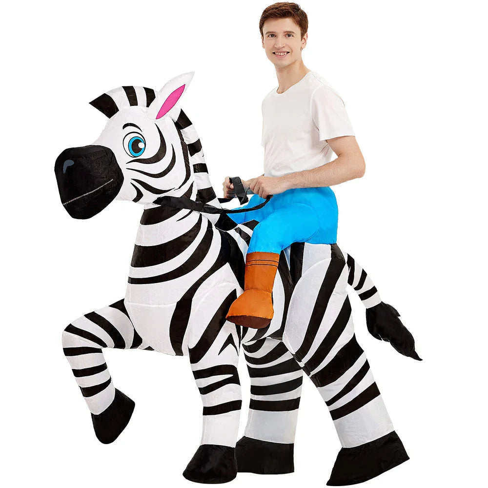 Adult Rooster Unicorn Flamingo Inflatable Costume
