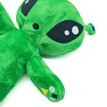 Plush Green Alien Stuffed Toy - 24cm