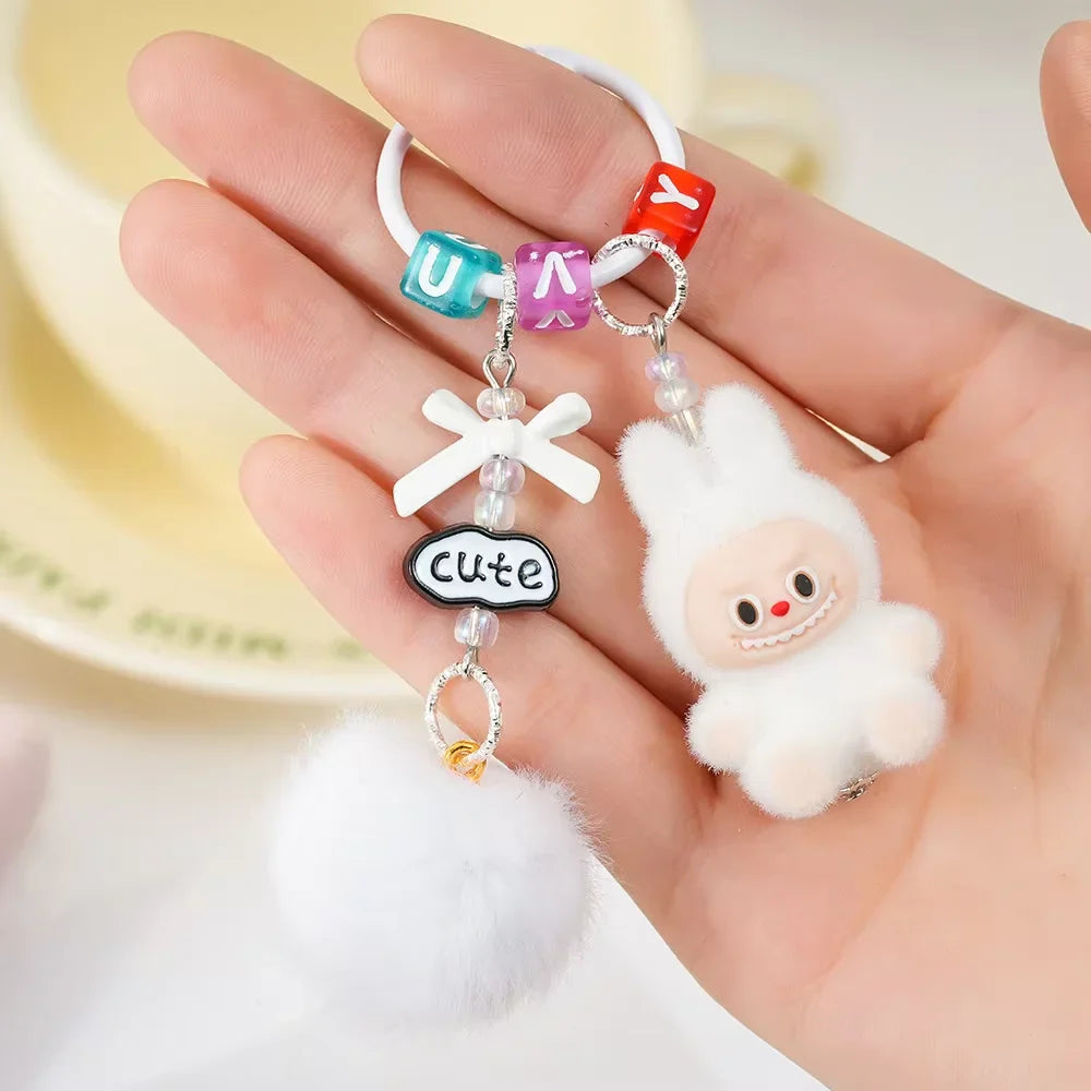 Labubu Keychain Doll Pendant Charms