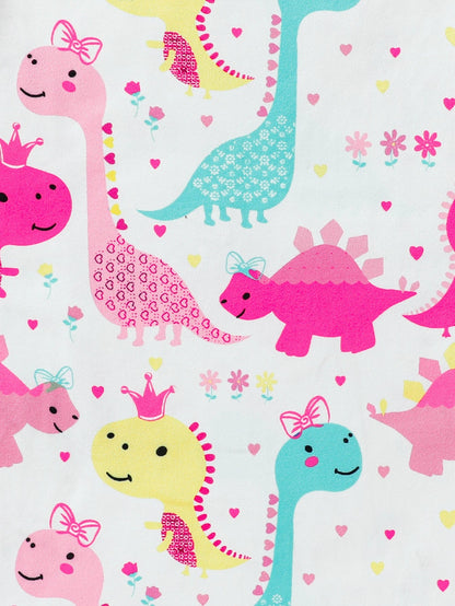Girls Dinosaur Print Summer Dress (Age 3-7 YRS)