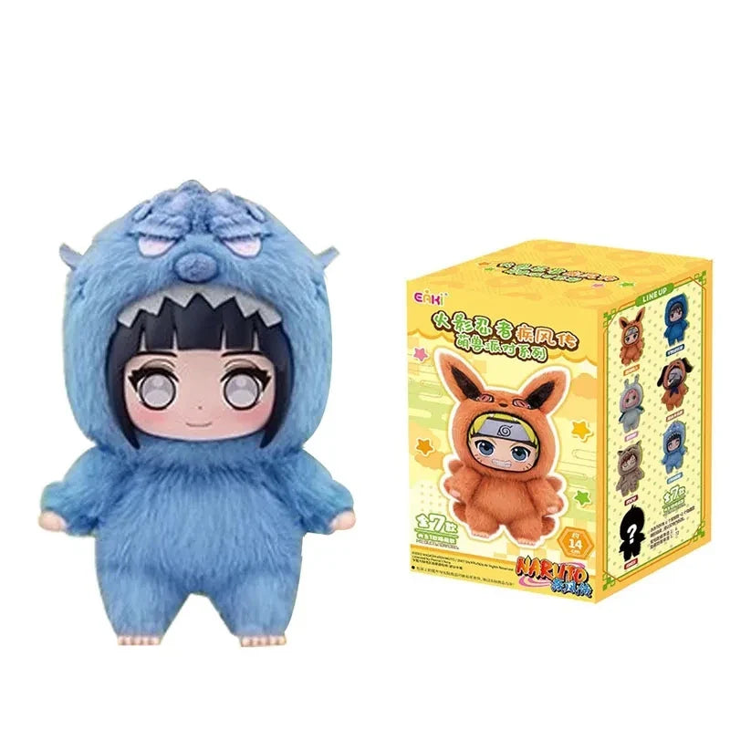 Naruto Beast Party Plush Keychain Blind Box, With box 1