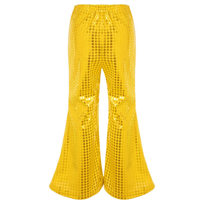Kids Sequin Flared Trousers (Age 24M-16YRS)