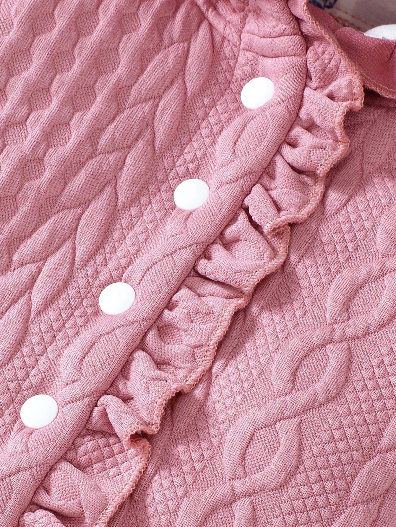 Baby Girls Pink Long Sleeve Jacket Lace Hooded Ears (Age 6M-3YRS)