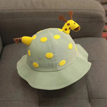 Children Giraffe Fisherman Hat