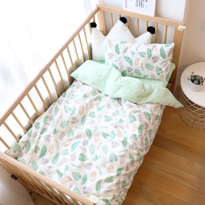 Baby Crib Bedding Pillowcase Duvet Cover & Sheet (3 Pack)