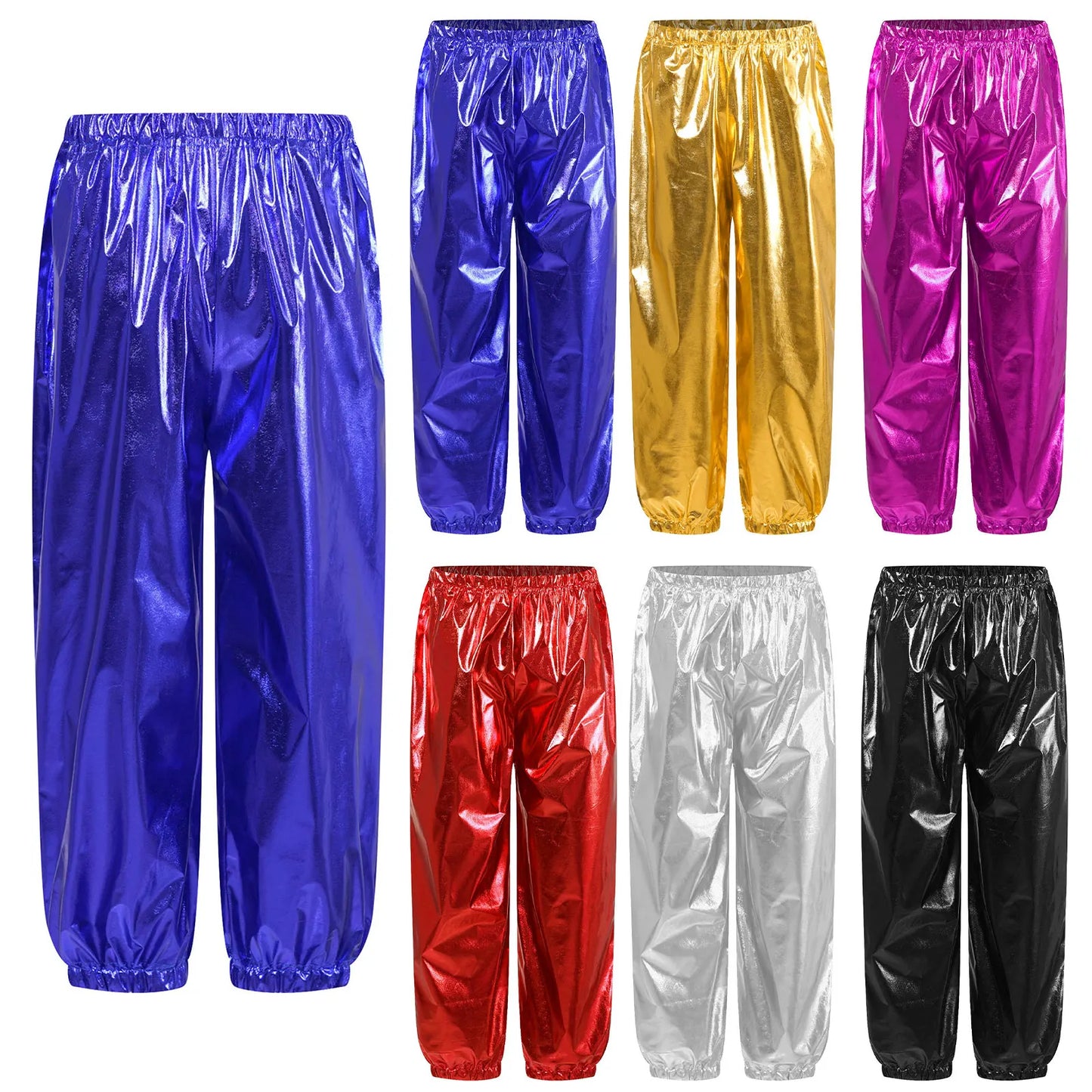 Kids Metallic Dance Trousers (Age 24M-16 YRS)