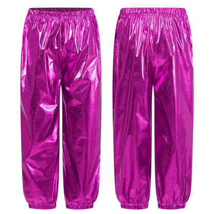 Kids Metallic Dance Trousers (Age 24M-16 YRS)