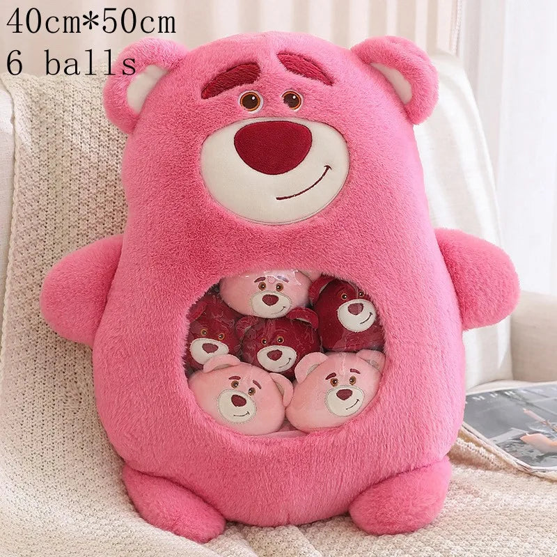 Plush Panda Koala Capybara Pudding Bag Stuffed Toy 35-50cm