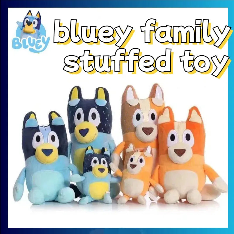 Plush Bluey & Bingo Stuffed Toy - 17/28cm