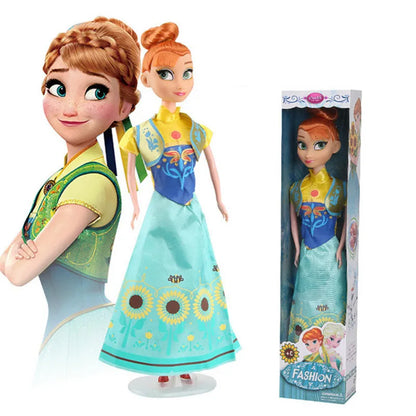 Frozen Princess Snow White Ariel The Little Mermaid Elsa The Snow Queen Classic Fashions Doll Action Figure Children Toys H