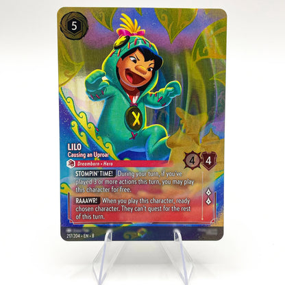 Lorcana Proxy Chapter 8 – Enchanted Foil TCG Card Set | Mushu, Perdita, Bambi, Lilo, Jasmine, Kuzco | English Edition 217-EN-8