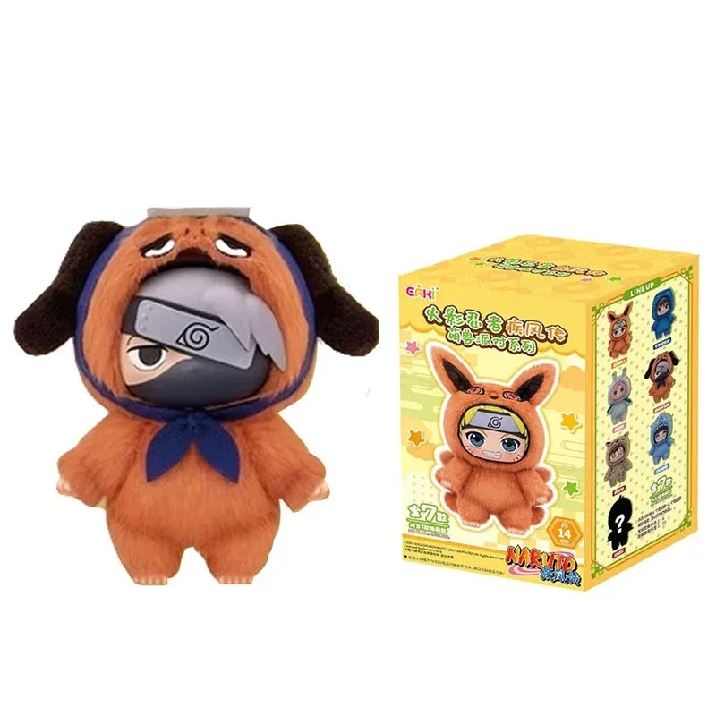 Naruto Beast Party Plush Keychain Blind Box, With box