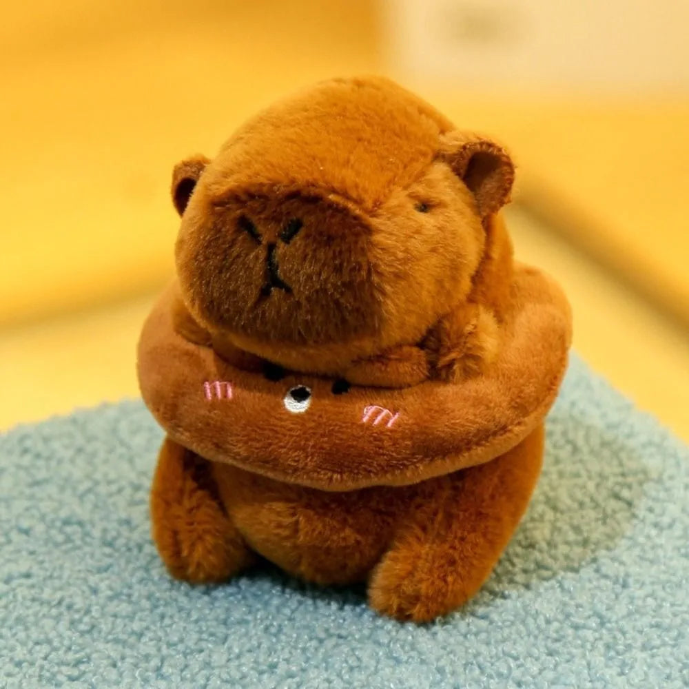 Plush Cute Capybara Stuffed Toy Hoodie with Wings - 12cm 17