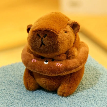 Plush Cute Capybara Stuffed Toy Hoodie with Wings - 12cm 17