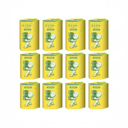 Smiski Life Worker Series – Glow-in-the-Dark Hippers Blind Box Figures | 12-Piece Tabletop Collectibles Green RANDOM 12PCS