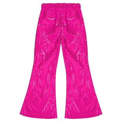Kids Sequin Flared Trousers (Age 24M-16YRS)
