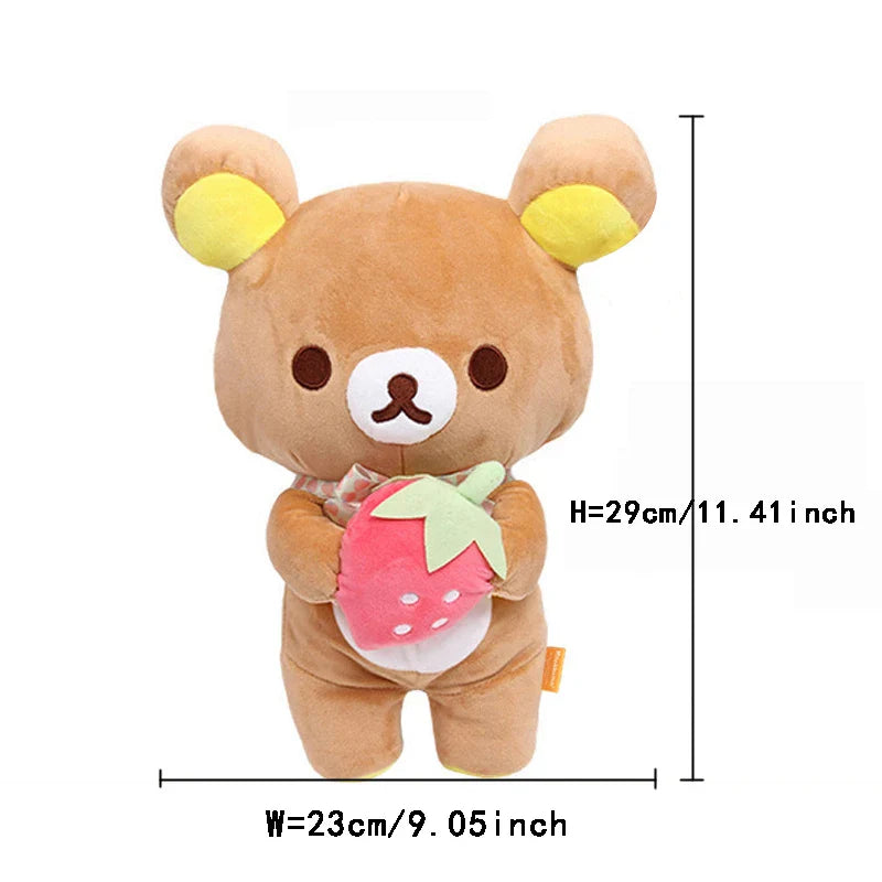 Plush Rilakkuma Teddy Bear Stuffed Doll - 28cm Brown