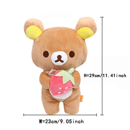 Plush Rilakkuma Teddy Bear Stuffed Doll - 28cm Brown