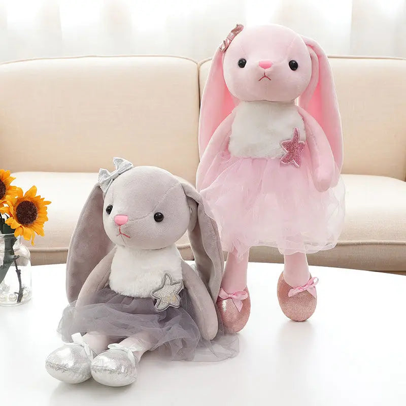 Plush Long Eared Ballerina Stuffed Toy - 35-39cm