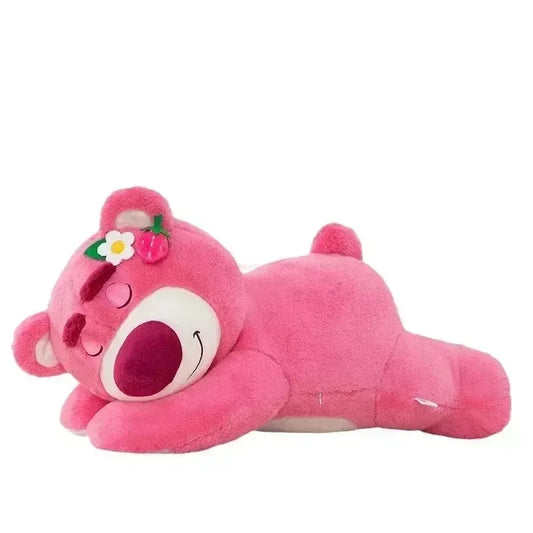 Plush Lotso Pink Bear Strawberry Stuffed Toy 30-50cm