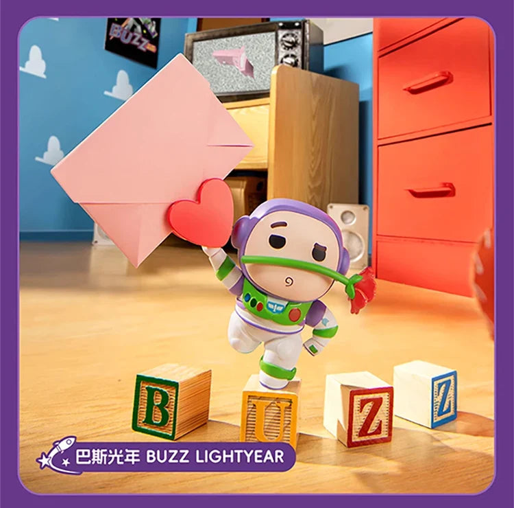 Original Miniso Disney Pixar Toy Story Lifeof Toys Series Mini Edition Doll Lovely Figure Blind Box Pendant Model Kids Toy Gift