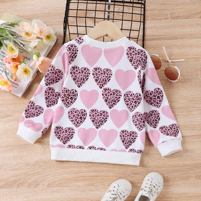 Girls Heart Pullover Top (Age 3-6YRS)