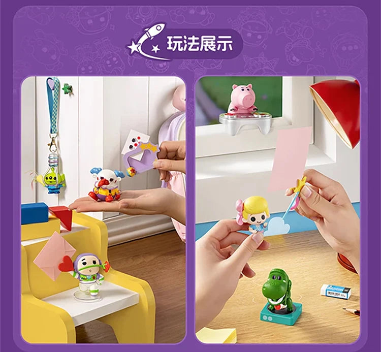 Original Miniso Disney Pixar Toy Story Lifeof Toys Series Mini Edition Doll Lovely Figure Blind Box Pendant Model Kids Toy Gift