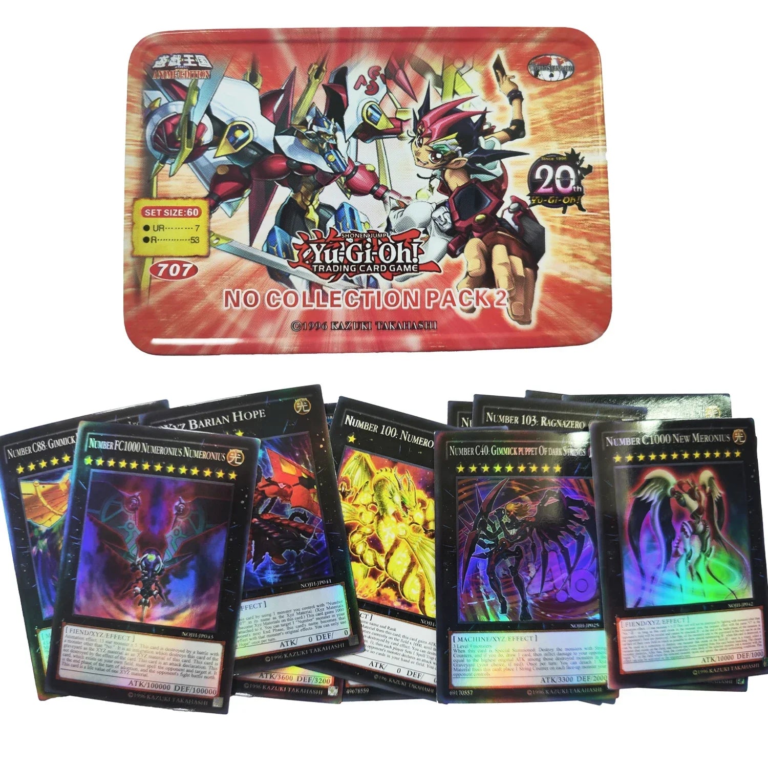 Yu-Gi-Oh! Exodia Pack – English Holographic Duel Card Set with Golden White Dragon & Tin Box | Collector’s Edition
