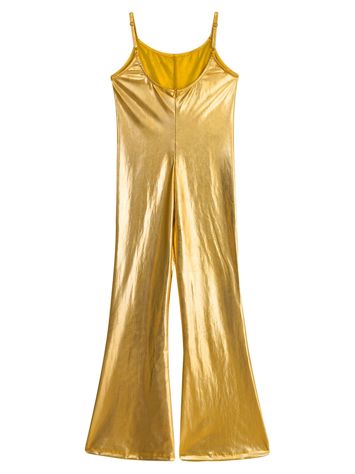 Girls Metallic Gymnastic Jumpsuit (Age 4-16YRS)