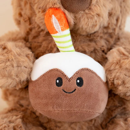 Plush Fluffy Cake Teddy Bear Stuffed Toy 40-50cm