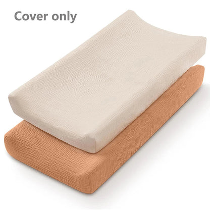 Muslin Changing Pad Cover for Changing Table (Set of 2)