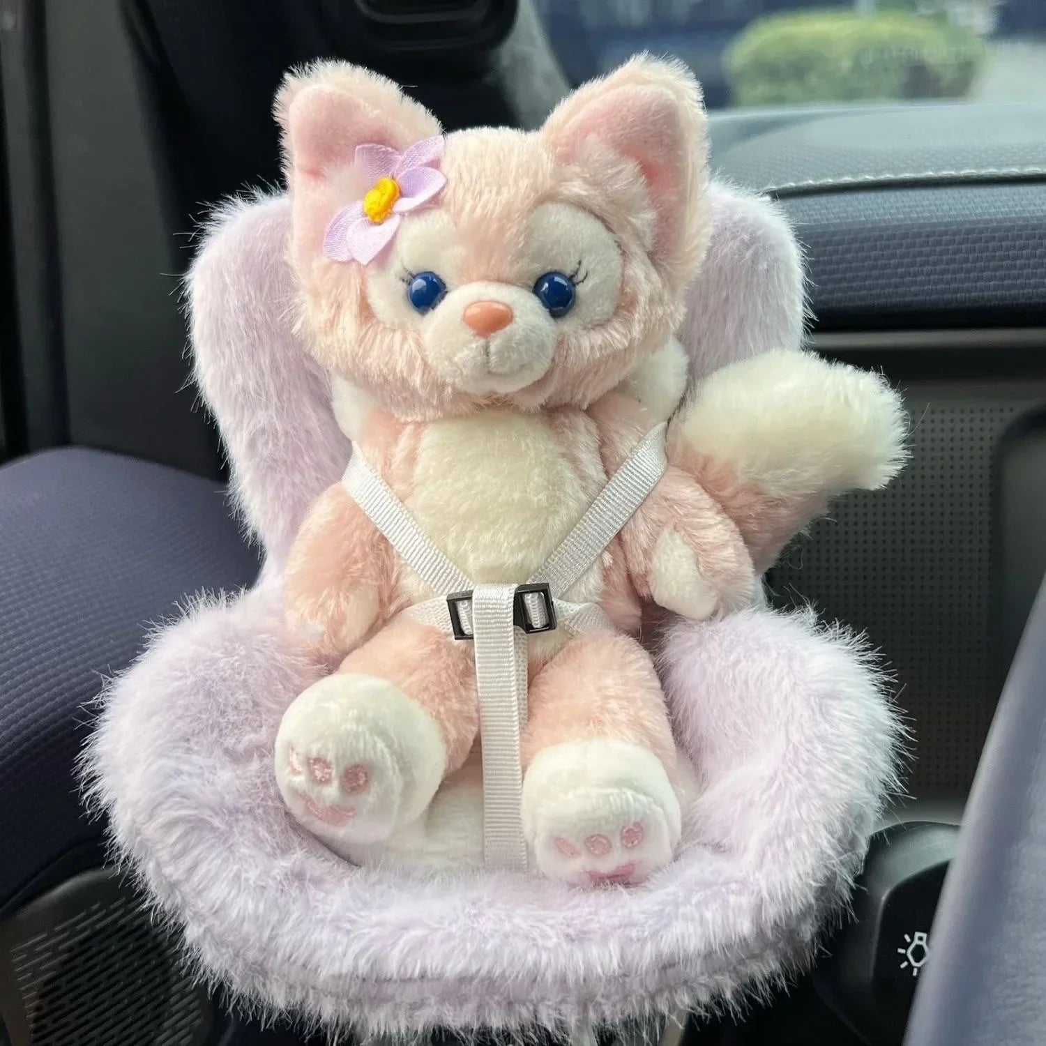 Labubu Doll Car Safety Seat – Plush Aromatherapy Edition | Fits Dolls up to 18cm