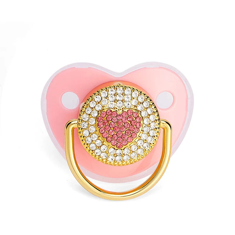 Baby Luxury Rhinestone Zircon Pacifier Dummy
