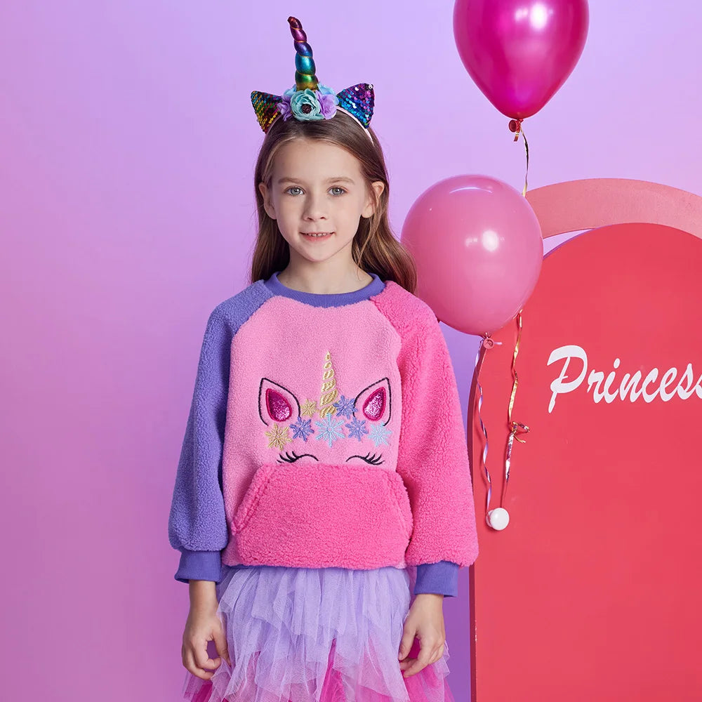 Girls Fleece Jumper (Age 3-12YRS)