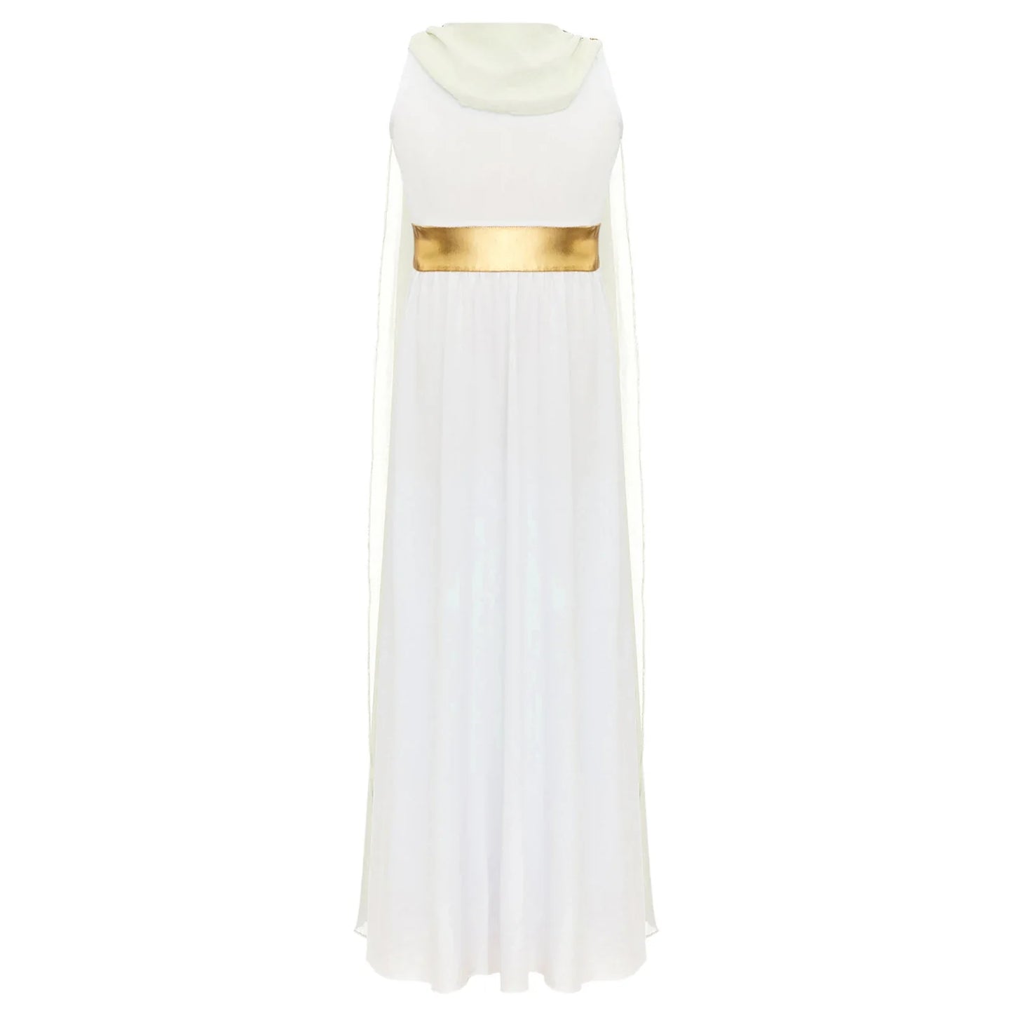 Girls Roman Grecian Athena Split Costume Dress (Age 6-16 YRS)