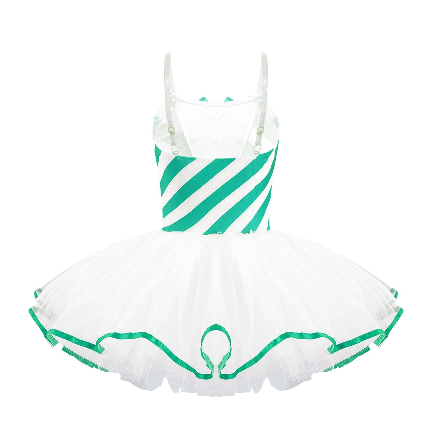 Girls Ballerina Fairy Prom Leotard Dress (Age 4-14 YRS)