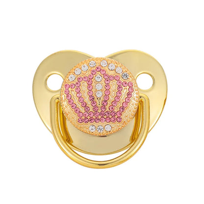 Baby Rhinestone Bling Pacifier Dummy Clip
