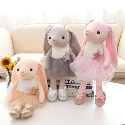 Plush Long Eared Ballerina Stuffed Toy - 35-39cm