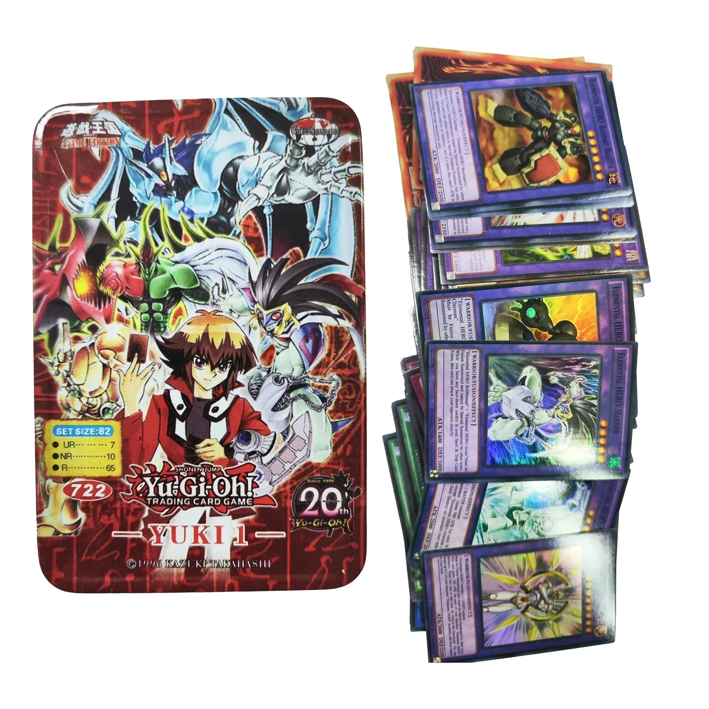 Yu-Gi-Oh! Exodia Pack – English Holographic Duel Card Set with Golden White Dragon & Tin Box | Collector’s Edition style6-82sheets