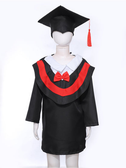 Kids Graduation Gown With Tassel Cap (Age 4-12YRS)