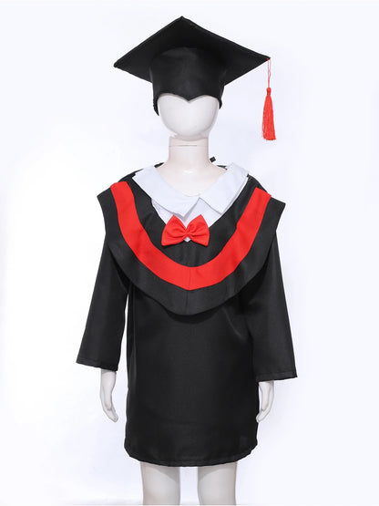 Kids Graduation Gown With Tassel Cap (Age 4-12YRS)