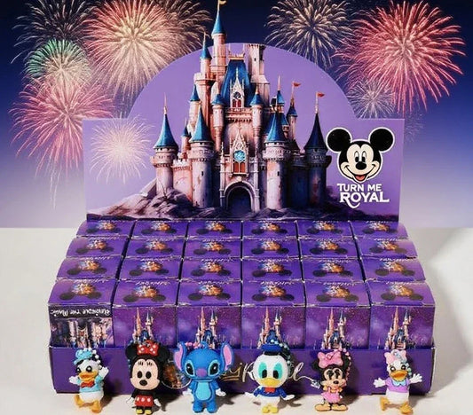 Disney-Themed Blind Box Set Keychains Figures - 24 Pack