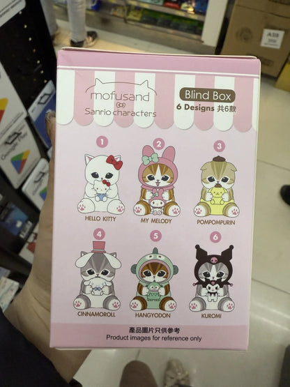 Mofusand x Sanrio Characters Vinyl Dolls – Finished Model Figures | Hello Kitty, Kuromi, My Melody & More