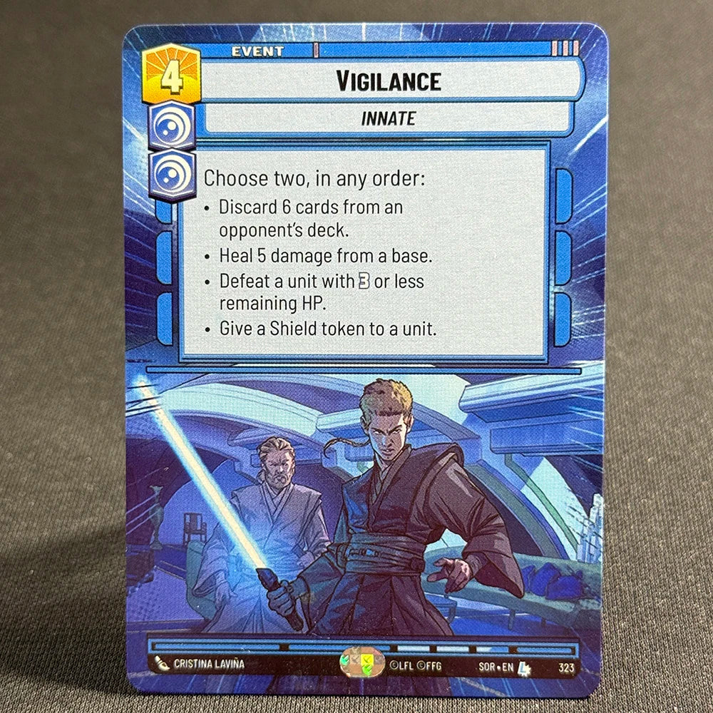 Star Wars Unlimited Proxy Card Set – Red Command Series | Boba Fett, Bodhi Rook, DJ Tech, Aggression & Barrage | Casual Play & Display Vigilance(323)
