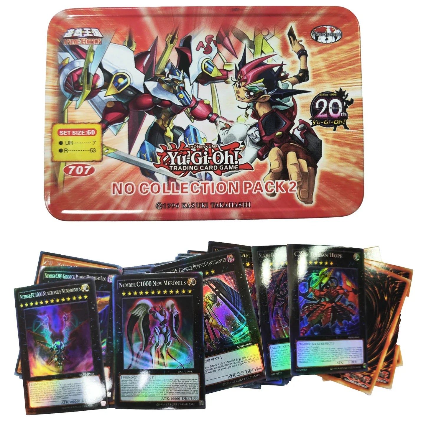 Yu-Gi-Oh! Exodia Pack – English Holographic Duel Card Set with Golden White Dragon & Tin Box | Collector’s Edition