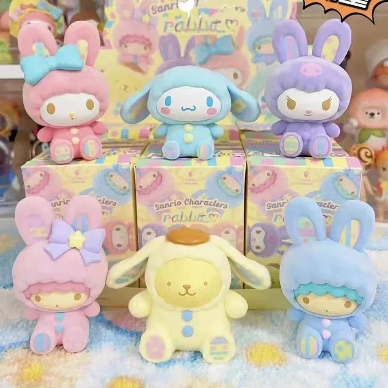 Sanrio Rabbit Series Blind Box – Kuromi, Melody, Yugui Dog & More