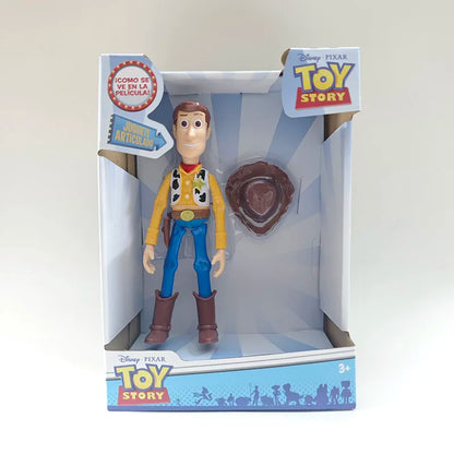 Toy Story Buzz Lightyear Action Figure â€“ Poseable Model Toy | Pixar-Inspired Robot Doll Multicolor Woody
