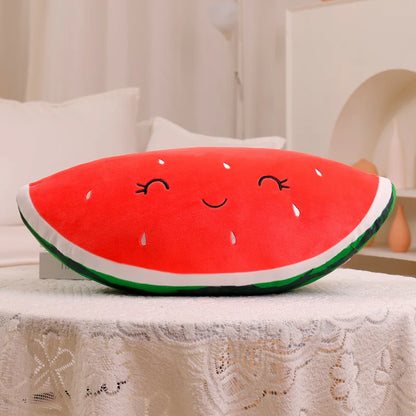 Plush Fruit Orange Apple Kiwi Watermelon Stuffed Toy 35-50cm