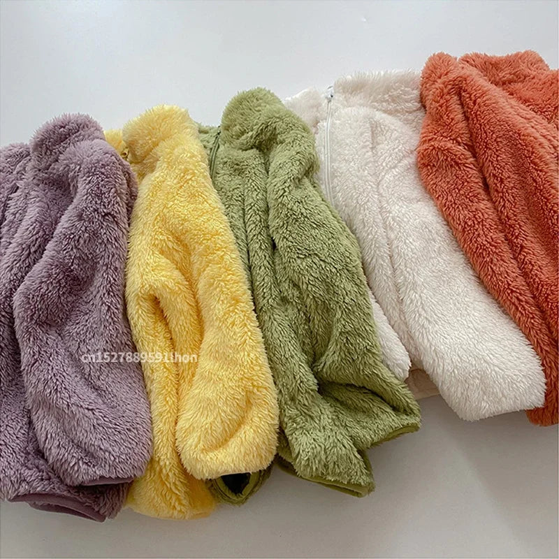 Girls Fleece Jackets Coat (Age 6M-5YRS)